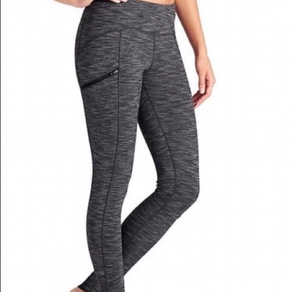 Athleta Pants - Athleta Cozy Drifter Tights w/ Zipper Pocket